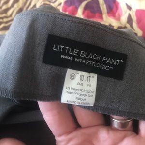 Little blank pants with fitlogic in grey